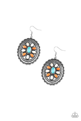 Absolutely Apothecary - Multi Colored Silver Fishhook Earrings - Susan's Jewelry Shop