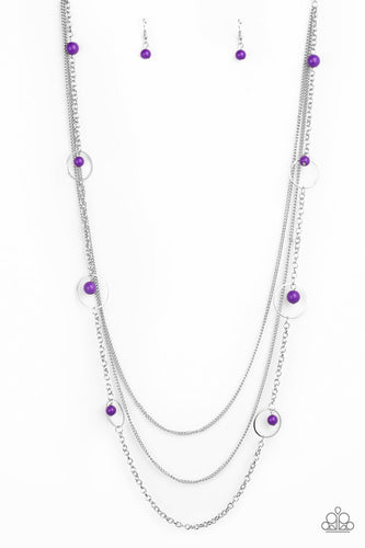 Collectively Carefree - Purple Necklace - Susan's Jewelry Shop