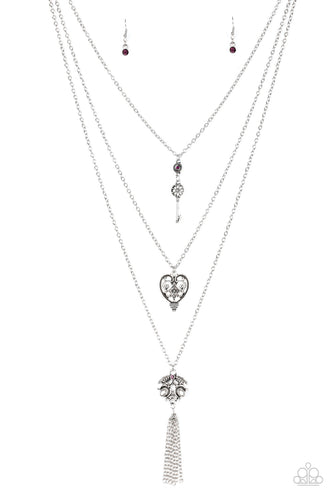 Love Opens All Doors - Purple Necklace - Susan's Jewelry Shop