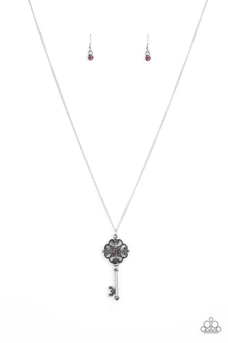 Got It On Lock - Purple Necklace - Susan's Jewelry Shop