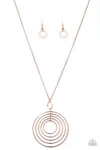 Running Circles In My Mind - Rose Gold Necklace - Susan's Jewelry Shop