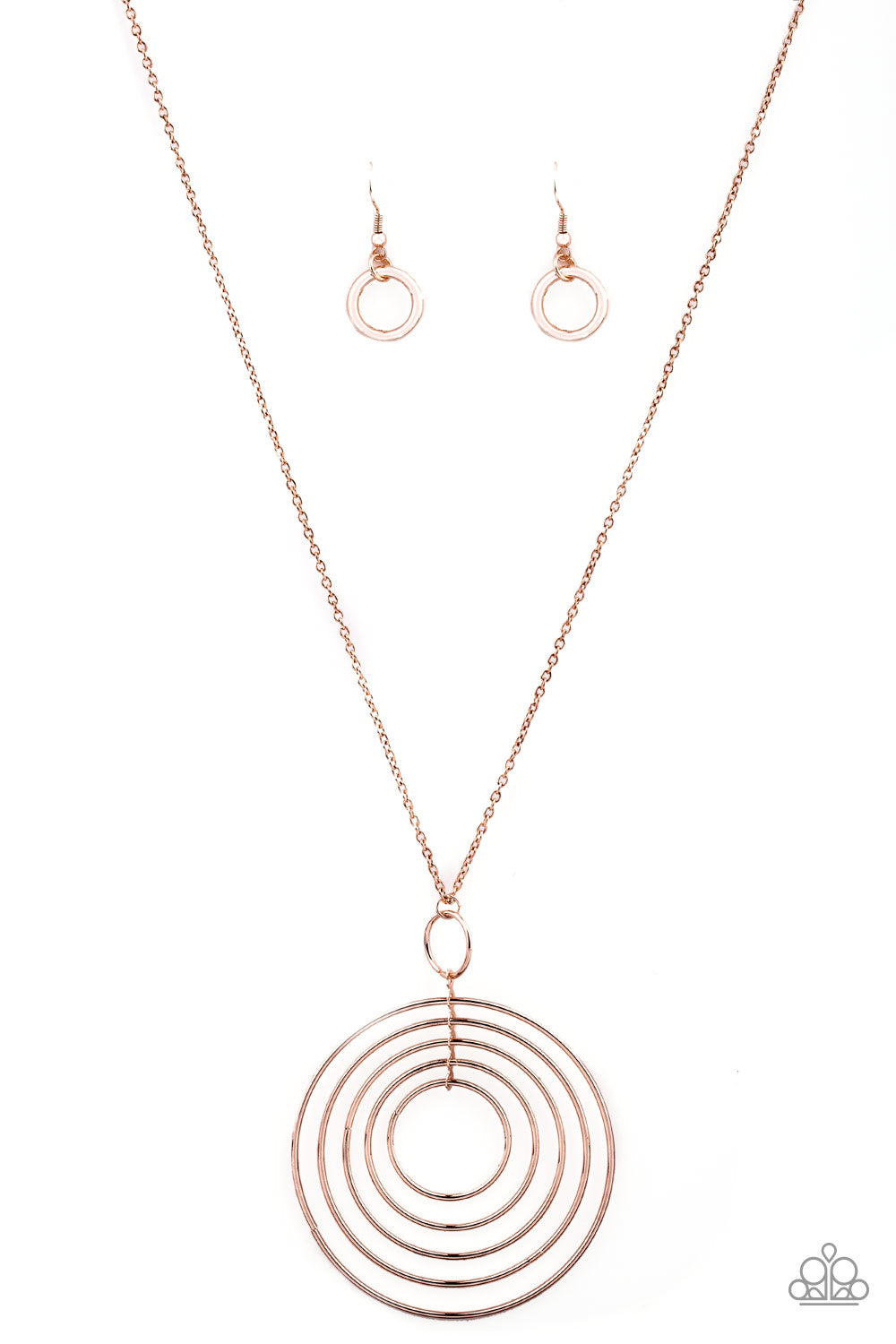Running Circles In My Mind - Rose Gold Necklace - Susan's Jewelry Shop
