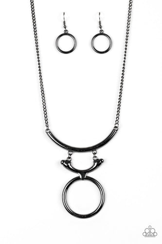 Walk Like An Egyptian - Black Necklace