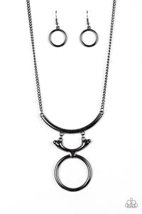 Walk Like An Egyptian - Black Necklace