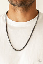 Load image into Gallery viewer, Boxed In - Black Urban Necklace - Susan&#39;s Jewelry Shop