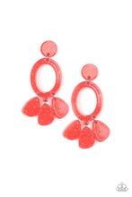 Load image into Gallery viewer, Sparkling Shores - Orange Paparazzi Arcrylic Post Earrings - Susan&#39;s Jewelry Shop