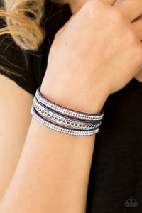 Unstoppable - Purple Snap Bracelet - Susan's Jewelry Shop