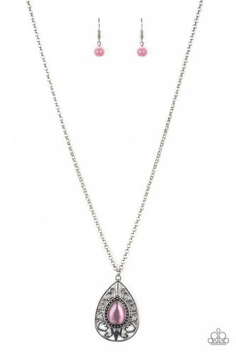 Modern Majesty - Pink Necklace - Susan's Jewelry Shop