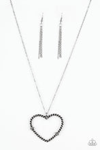 Load image into Gallery viewer, Straight From The Heart Silver Necklace
