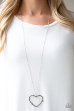 Load image into Gallery viewer, Straight From The Heart Silver Necklace