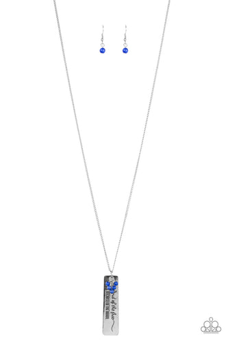 Because Of The Brave Blue Necklace