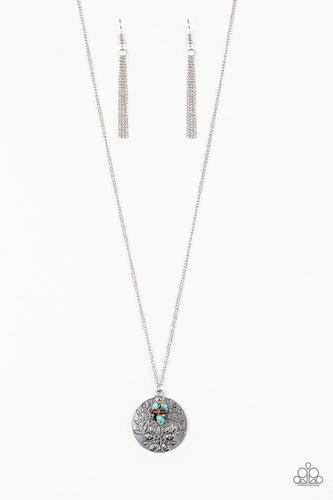 Desert Abundance - Blue Stone Silver Necklace - Susan's Jewelry Shop