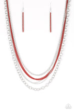 Load image into Gallery viewer, Intensely Industrial - Red Necklace - Susan&#39;s Jewelry Shop
