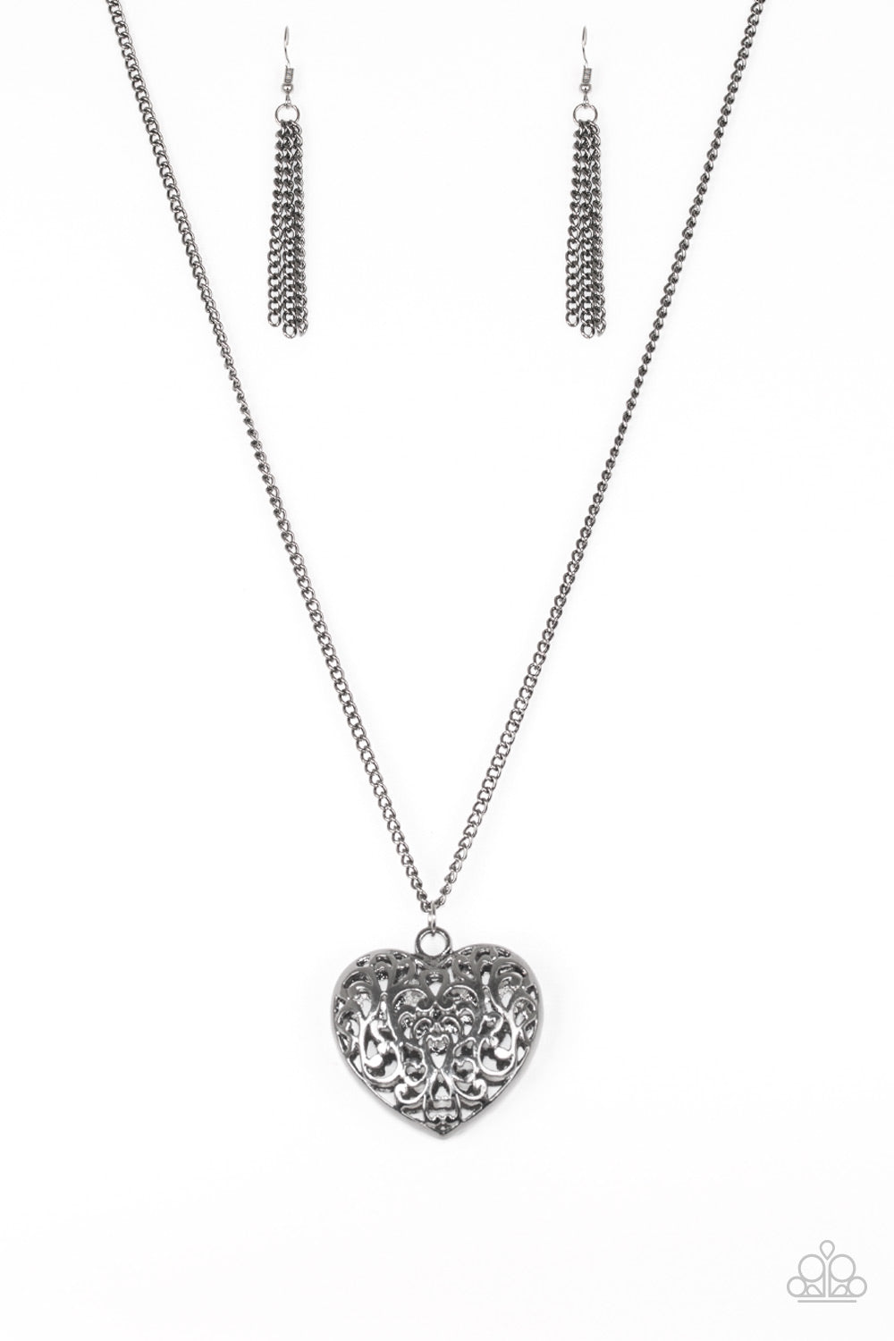 Victorian Virtue - Black Necklace
