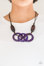 Load image into Gallery viewer, Bahama Drama - Purple Wooden - Susan&#39;s Jewelry Shop