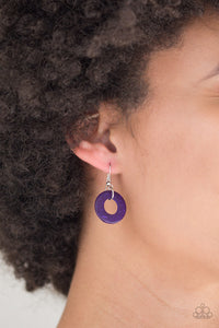 Bahama Drama - Purple Wooden - Susan's Jewelry Shop