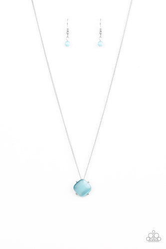 You GLOW Girl Blue  Necklace