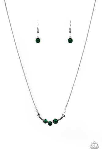 Sparkling Stargazer - Green Necklace - Susan's Jewelry Shop