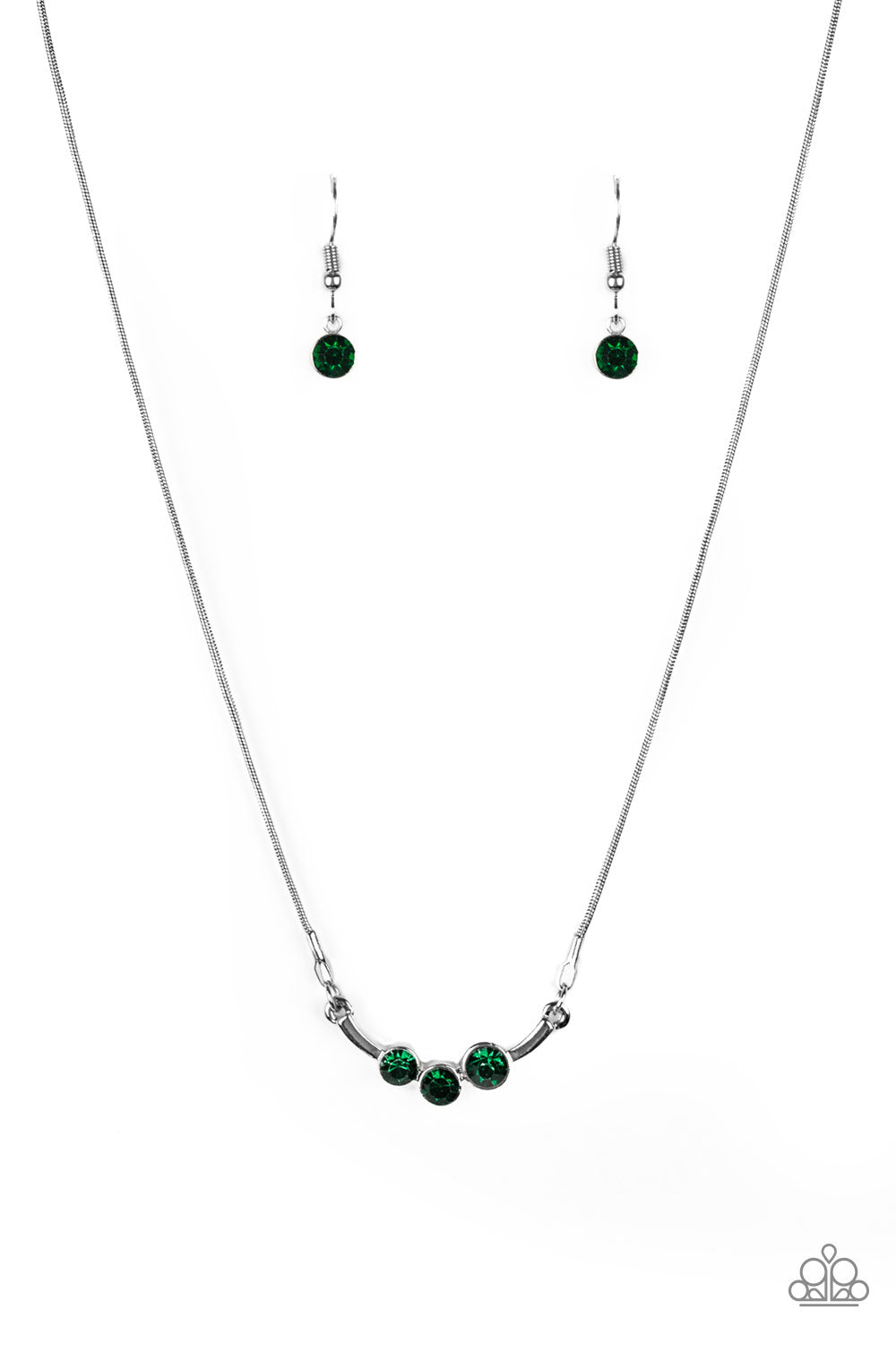 Sparkling Stargazer - Green Necklace - Susan's Jewelry Shop