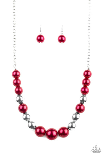 Take Note - Red Necklace