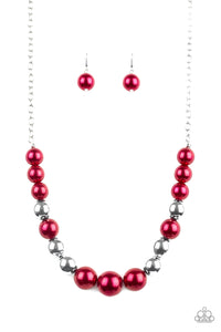 Take Note - Red Necklace