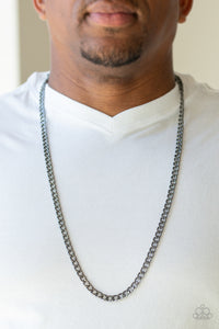 Delta Black Necklace