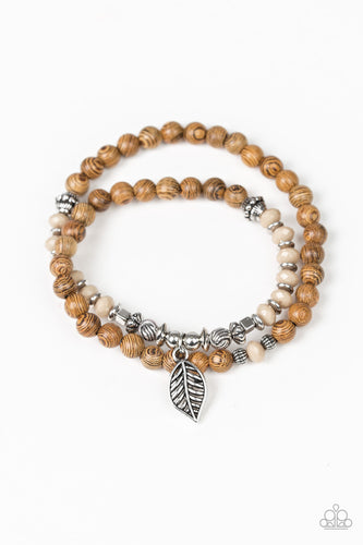 Wonderfully Woodland - Brown Bracelet - Susan's Jewelry Shop