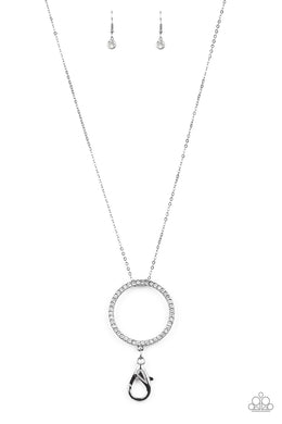 Center Of Attention Black Lanyard