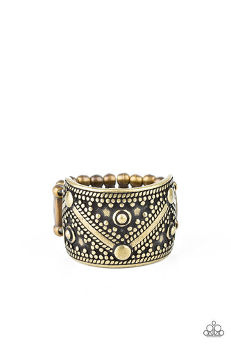 Primal Patterns - Brass - Susan's Jewelry Shop