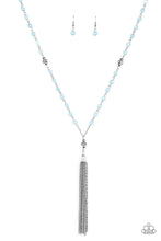 Load image into Gallery viewer, Tassel Takeover - Blue Beaded Necklace - Susan&#39;s Jewelry Shop