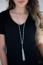 Load image into Gallery viewer, Tassel Takeover - Blue Beaded Necklace - Susan&#39;s Jewelry Shop