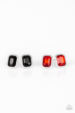 Load image into Gallery viewer, Starlet Shimmer Earring Emerald Cut Rhinestone Earrings - Susan&#39;s Jewelry Shop
