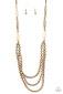 Breaded Beacon - Brass Necklace