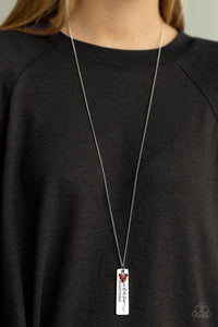 Because Of The Brave Red Necklace
