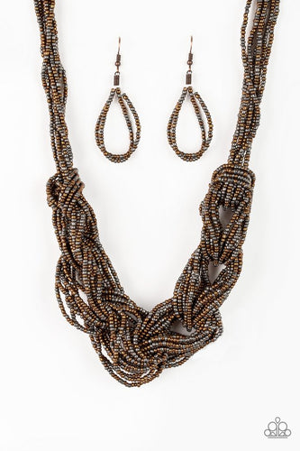 City Catwalk Copper Necklace